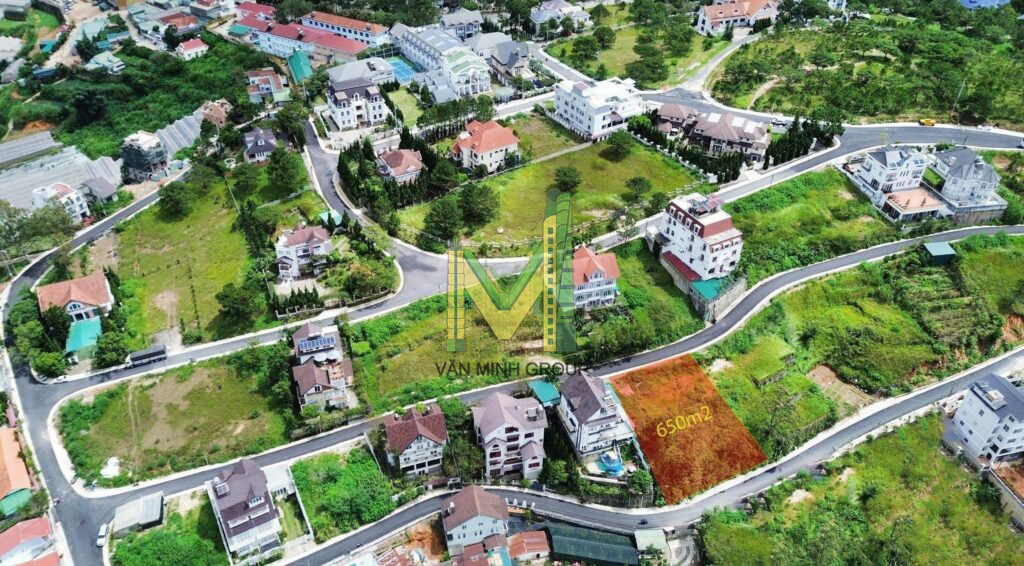 Chính Chủ cần bán lô đất KQH Đồi Huy Hoàng P8 TP Đà Lạt 650m2 30 tỉ 2 mặt tiền view thung lũng - Ảnh 2