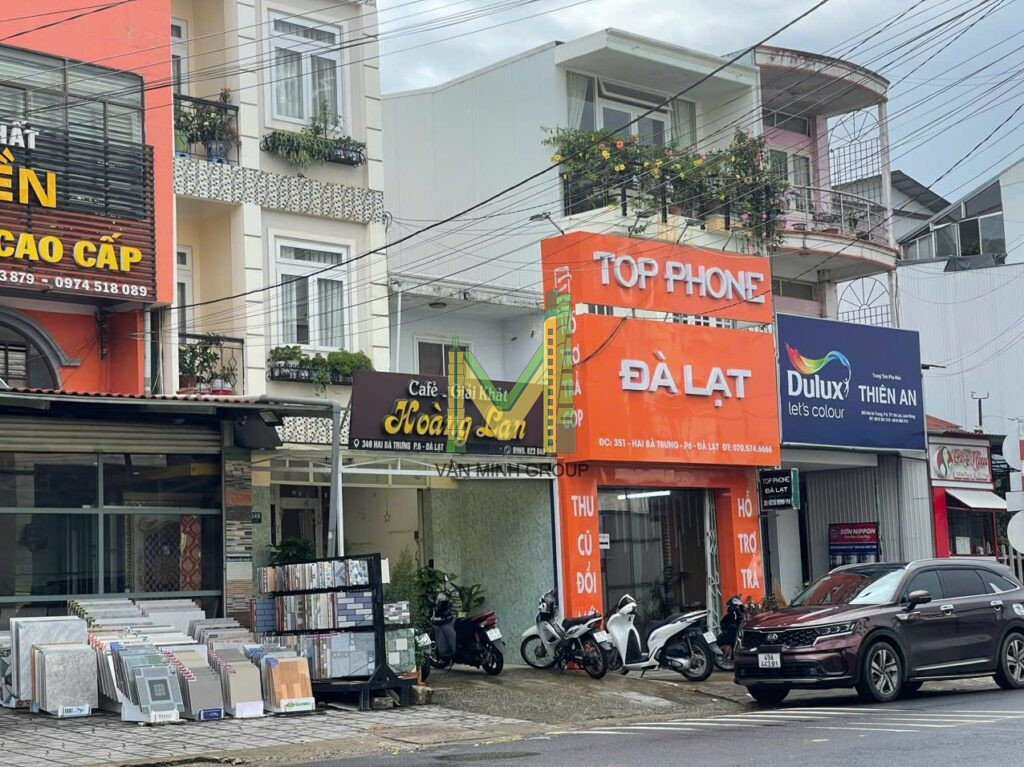 Bán Nhà Hai Mặt Tiền Đường Hai Bà Trưng – Phường Cam Ly – Đà Lạt 